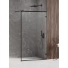 New Trendy Avexa Black Kabina Prysznicowa Walk-In 70x200 cm Szkło Przezroczyste 8 mm (EXK-2048)