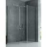 New Trendy New Modus Ścianka Prysznicowa 3 Walk-In 30x200 cm Szkło Przezroczyste 8 mm (EXK-0053)