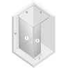 New Trendy New Modus Black Ścianka Prysznicowa 1 Walk-In 110x200 cm Szkło Przezroczyste 8 mm (EXK-5566)