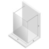 New Trendy New Modus Black Ścianka Prysznicowa Walk-In 110x200 cm Szkło Przezroczyste 8 mm (EXK-5602)
