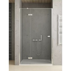 New Trendy Reflexa Drzwi Prysznicowe Pojedyncze Lewe 80x200 cm Szkło Przezroczyste 6 mm (EXK-1204)