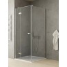 New Trendy Reflexa Kabina Prysznicowa Narożna Prostokątna Drzwi Pojedyncze Lewe 80x120 cm Szkło Przezroczyste(EXK-5112)