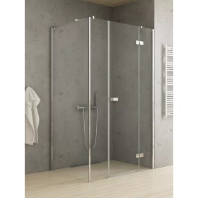 New Trendy Reflexa Plus Kabina Prysznicowa Narożna Prostokątna Drzwi Pojedyncze Prawe 150x90 cm Szkło Przezroczyste (EXK-5095)
