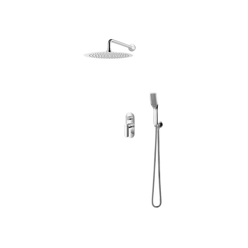 Vedo Aletta System natryskowy podtynkowy III Deszczownica 20 cm Chrom (VBA5223/20/CH)
