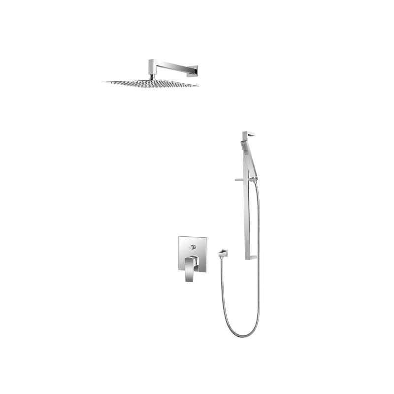 Vedo Sette Kompletny system natryskowy podtynkowy Deszczownica 30 cm | Głowica Termostatyczna Chrom (VBS7224/30/CH/TERMO)