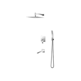 Vedo Sette VBS7231/25/CH/TERMO Kompletny system wannowo-natryskowy podtynkowy Deszczownica 25 cm | Głowica Termostatyczna