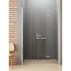 New Trendy New Soleo Plus Drzwi Prysznicowe Prawe Składane Pojedyncze 100x195 cm Szkło Przezroczyste 6 mm (D-0152A/D-0095B)