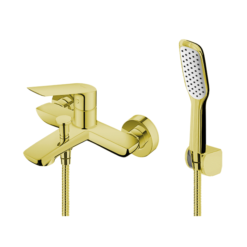 Vedo Desso Oro Bateria wannowa z zestawem natryskowym złota Złoty (VBD4006/S/ZL)