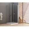 New Trendy New Soleo Kabina Prysznicowa Prostokątna Plus Drzwi Uchylne Pojedyncze 100x110cm (K-0633)