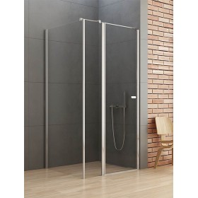 New Trendy New Soleo Kabina Prysznicowa Narożna Prostokątna Drzwi Uchylne Pojedyncze 120x100 cm (K-0736)