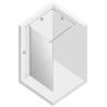 New Trendy New Soleo Kabina Prysznicowa Walk-In 80x195 cm Szkło Przezroczyste 6 mm (K-0458-WP)