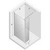 New Trendy New Soleo Kabina Prysznicowa Walk-In 100x34x195 cm Szkło Przezroczyste 6 mm (K-0345)