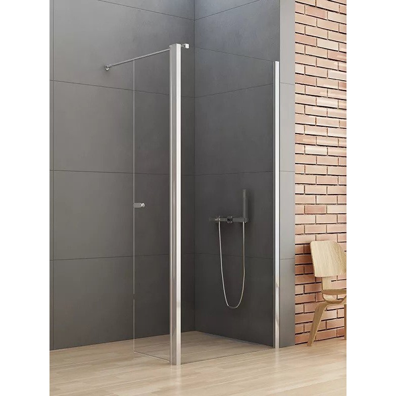 New Trendy New Soleo Kabina Prysznicowa Walk-In 100x34x195 cm Szkło Przezroczyste 6 mm (K-0345)