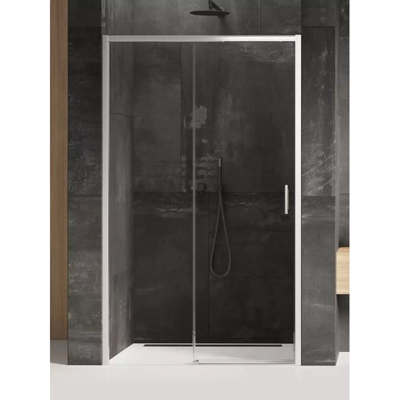 New Trendy Prime Drzwi Prysznicowe Przesuwne Pojedyncze Lewe 120x200 cm Szkło Przezroczyste 6 mm (D-0302A)