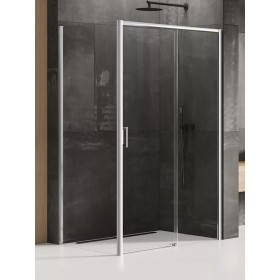 New Trendy Prime Kabina Prysznicowa Narożna Prostokątna Drzwi Przesuwne Pojedyncze Prawe 130x90 cm (D-0305A/D-0124B)