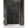New Trendy Prime Black Drzwi Prysznicowe Przesuwne Pojedyncze Prawe 100x200 cm Szkło Przezroczyste 6 mm (D-0317A)