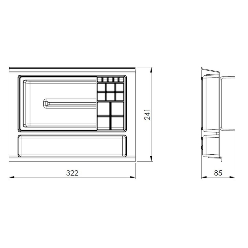 Elita Organizer Modułowy M35 Anthracite Matt (RE190351016010)