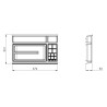 Elita Organizer Modułowy M40 Anthracite Matt (RE190401016010)