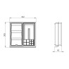 Elita Organizer Modułowy M40 Anthracite Matt (RE190350016010)