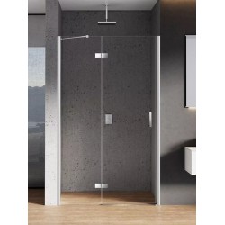 New Trendy New Renoma Drzwi Prysznicowe Uchylne Pojedyncze Lewe 100x195 cm Szkło Przezroczyste 6 mm (D-0099A)