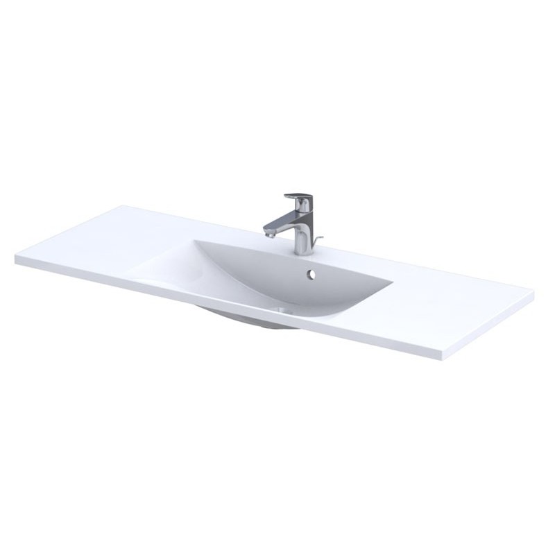 Oristo Brylant Czarny Mat Szafka z Umywalką Amelia 120 cm (OR36-SD2S-120-8-V3+UME-AM-120-92-C)