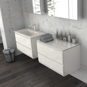 Oristo Brylant Czarny Mat Szafka Podumywalkowa 60 cm (OR36-SD2S-60-8-V3)