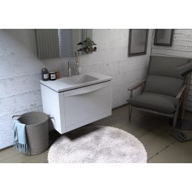 Oristo Skagen Biały Mat Szafka Podumywalkowa 50 cm (OR49-SD1S-50-2)