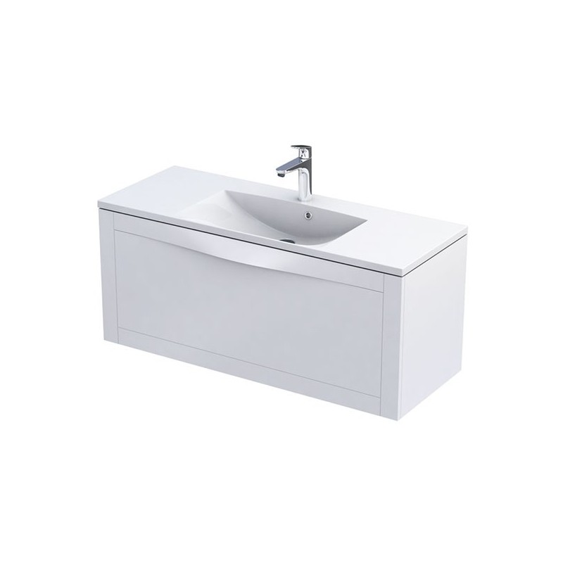 Oristo Skagen Biały Mat Szafka Podumywalkowa 120 cm (OR49-SD1S-120-2)