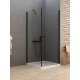 New Trendy New Soleo Black Kabina Prysznicowa Narożna Prostokątna Drzwi Uchylne Pojedyncze 70x100 cm (D-0229A/D-0116B)