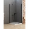 New Trendy New Soleo Black Kabina Prysznicowa Narożna Kwadratowa Drzwi Uchylne Pojedyncze 80x80 cm (D-0230A/D-0114B)