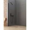 New Trendy New Soleo Black Kabina Prysznicowa Walk-In 90x195 cm Szkło Przezroczyste 6 mm (K-0769-WP)