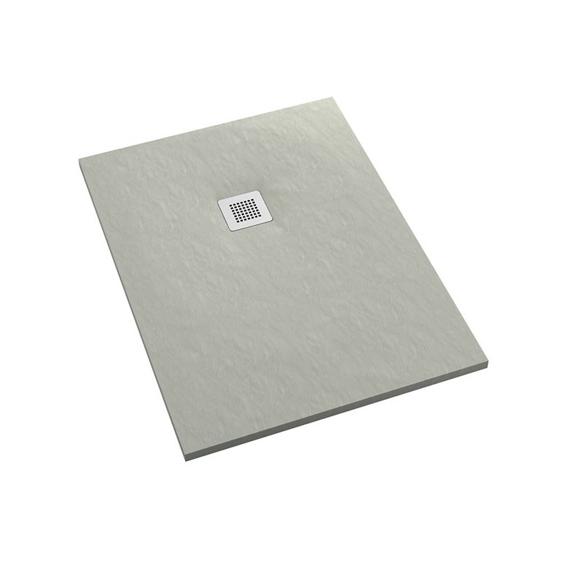 Schedpol Kalait Cement Stone Brodzik Akrylowy Prostokątny Cementowy Kamień 80x180 cm (3.3114/CT/ST-M2)