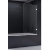 New Trendy Eventa Parawan Wannowy 70x150 cm Skrzydło Pojedyncze Nieruchome Szkło Przezroczyste 8 mm (EXK-6995)