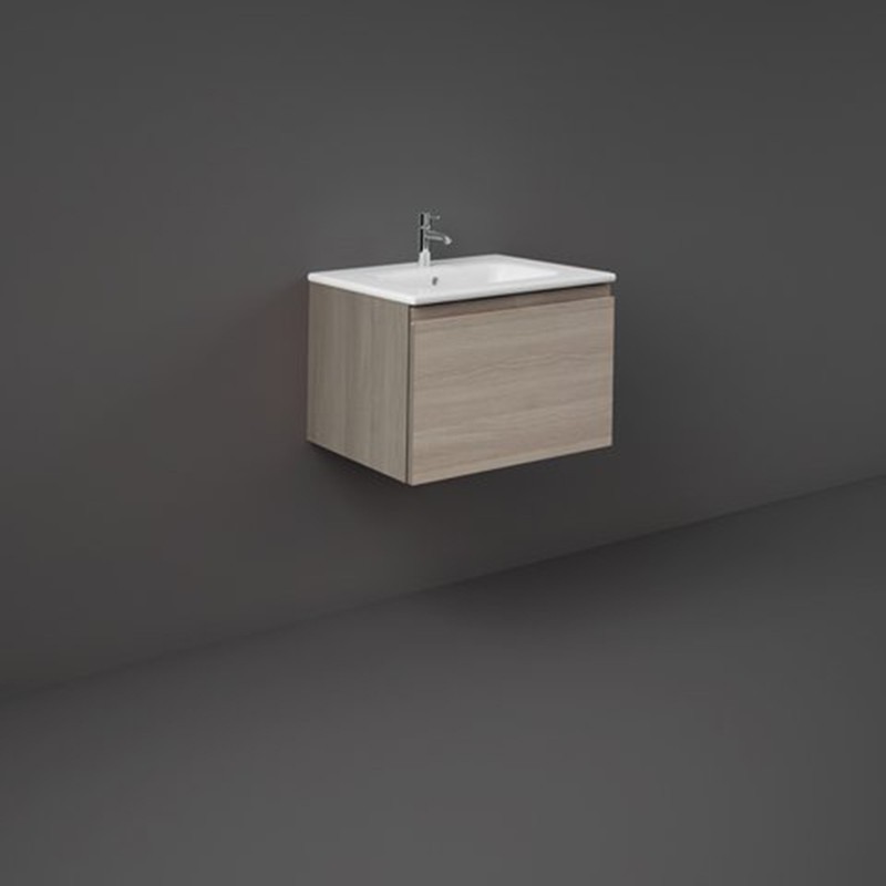 Rak Ceramics Joy Uno Szafka Podumywalkowa Podwieszana 60 cm Szary Wiąz (UNOWH060EGY)