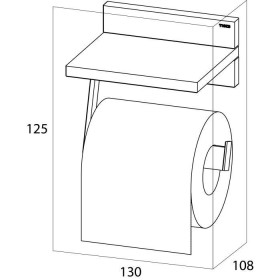 Tiger Safira Pojemnik na Papier Toaletowy Chrom  2641.03