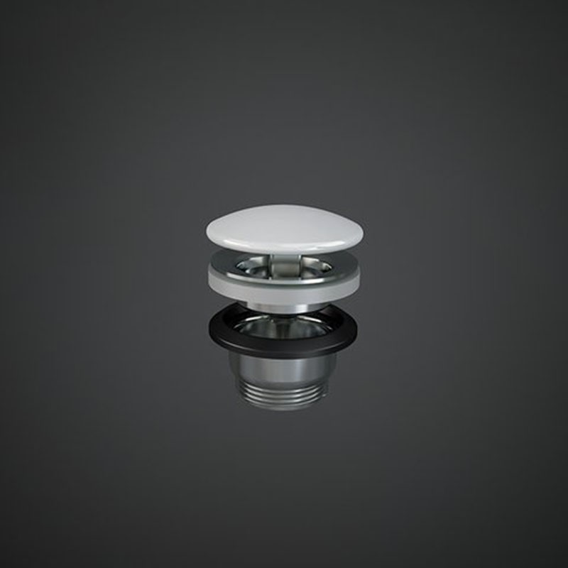 Rak Ceramics Duo Odpływ Z Wolnym Przepływem Ceramiczny Biały Mat (DUO002500A)