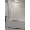 New Trendy Sensi Parawan Wannowy 85x150 cm Skrzydło Pojedyncze Przesuwne Szkło Przezroczyste 5 mm (P-0037)