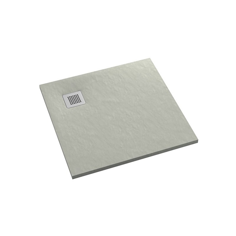 Schedpol Kalait Cement Stone Brodzik Kwadratowy Cementowy Kamień 80x80 cm (3.3100/CT/ST-M2)