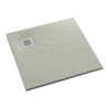 Schedpol Kalait Cement Stone Brodzik Kwadratowy Cementowy Kamień 80x80 cm (3.3100/CT/ST-M2)