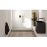 Schedline Collection Non Limits White Stone Collection Brodzik Akrylowy Kwadratowy 80x80 cm Biały (3ST.N1K-8080/B/ST-M1/B/ST)