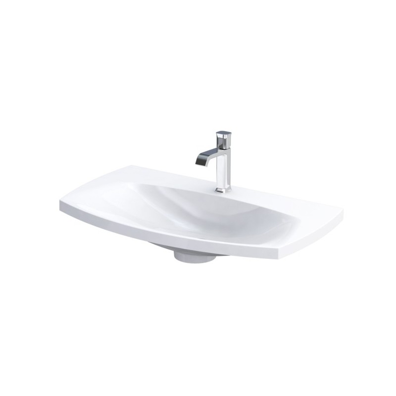 Oristo Louis Granatowy Mat Szafka z Umywalką Mat 82 cm (OR50-SD2S-82-14+UME-LU-82-93)