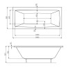 Roca Vita Wanna akrylowa 180x80 cm (A24T074000)