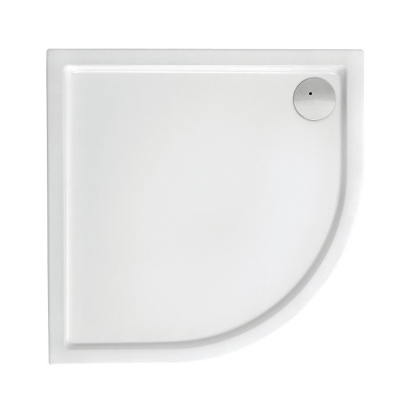 ROCA Malaga 90x90x4 Półokrągły Brodzik Akrylowy Flat R55 (A276259000)