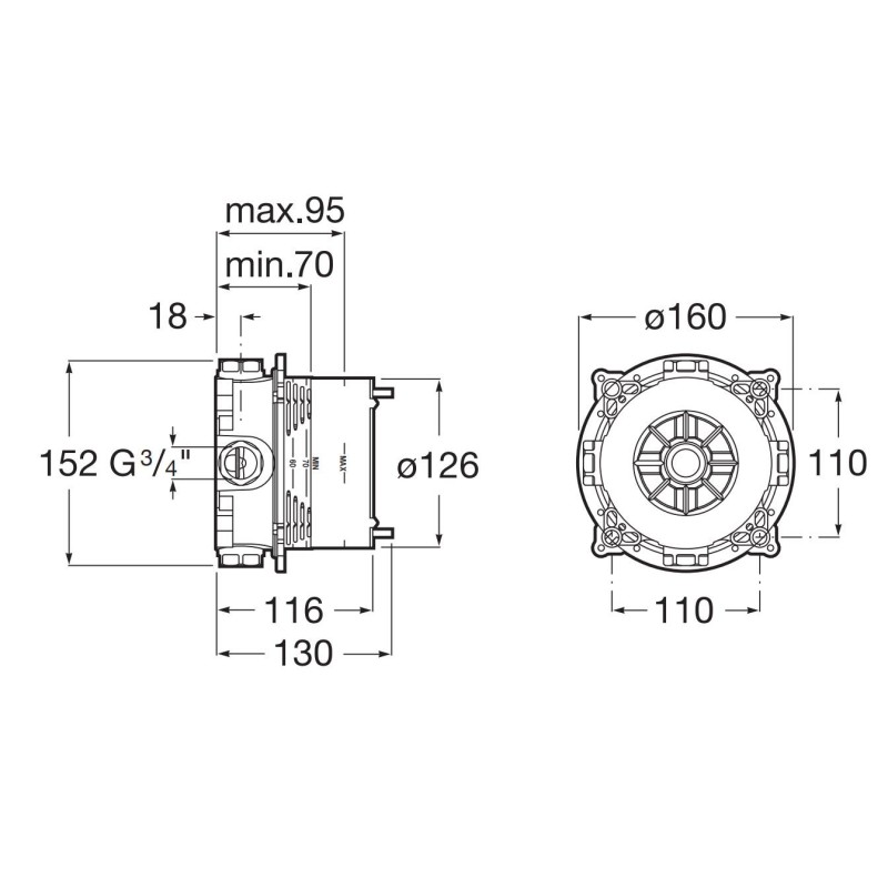 Rocabox Thesis - Uniwersalny element podtynkowy (A525869403)
