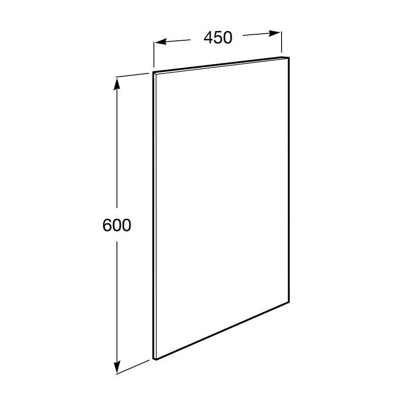 Roca Access Pro Lustro uchylne biały vinyl (A816965009)