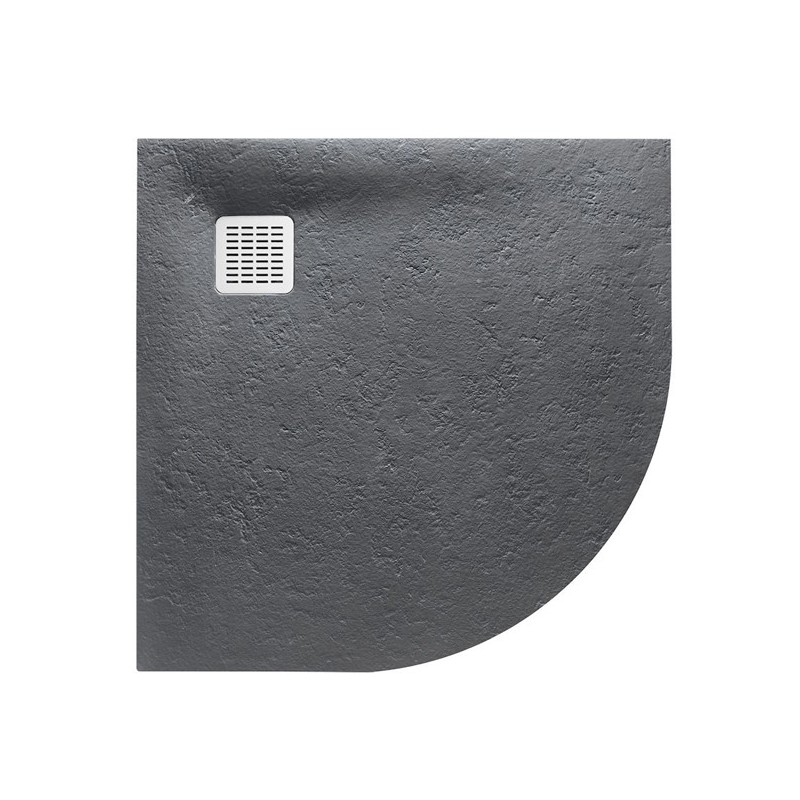 ROCA Terran 90x90x3 Brodzik Szary Półokrągły (AP10538438401200)