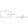 ROCA Terran 120x80x2,8 Brodzik Prostokątny Biały (AP1014B032001100)