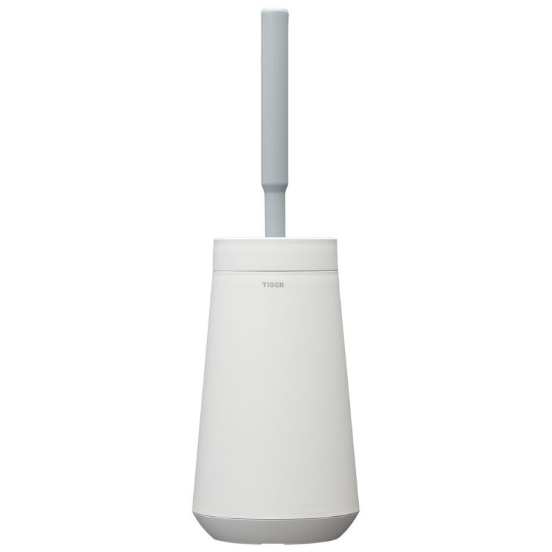 Tiger Tess Pojemnik na szczotkę toaletowa z elastyczną szczotką Swoop® Biały / Jasnoszary (1329420146)