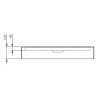 ROCA Granada 120x80x13 Brodzik Akrylowy Compact, SYFON W KPL (A276265000)
