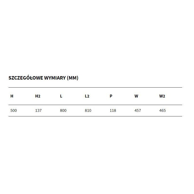 Excellent As umywalka wpuszczana w blat 80 cm, biała (CEEX.3617.800.WH)